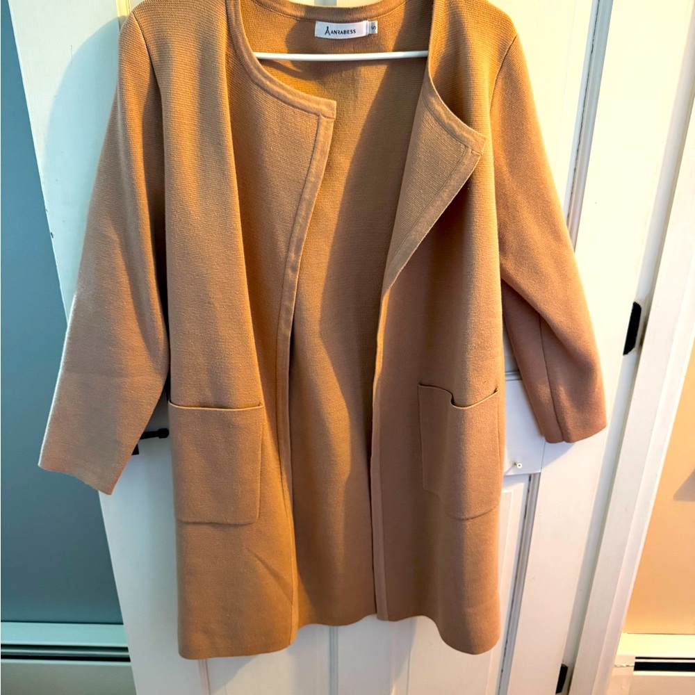 ANRABESS long sweater coatigan in size small